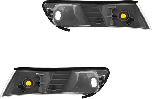 TRQ Driver & Passenger Side Corner Light Set Compatible with 1998-2002 Mercury Grand Marquis FO2550124 FO2551124 in Saudi Arabia