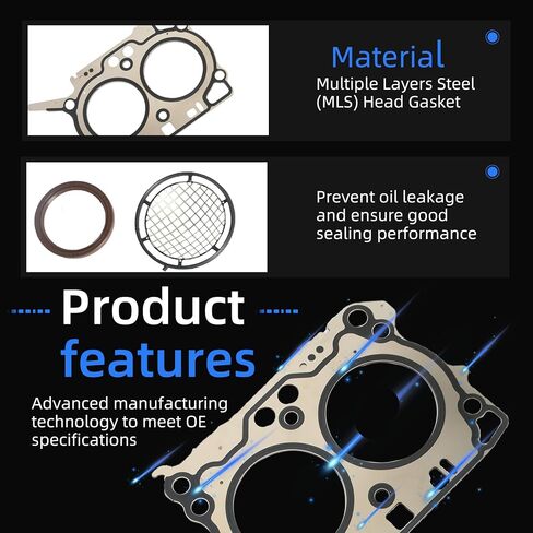 HS26524PT Engine MLS Head Gasket Set Fits for Subaru Forester 2011-2018, for Legacy 2013-2019, for Outback 2013-2019 2.5L 2.5L 16v DOHC #10944AA080, 11044AA790 in Saudi Arabia