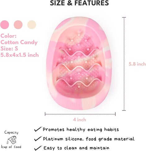 وعاء لعق الكلاب التفاعلي، وعاء تغذية بطيء من السيليكون الخالي من مادة BPA مع أكواب شفط، وعاء طعام غير قابل للانزلاق للكلاب والقطط، يقلل من الملل والقلق، آمن للاستخدام في غسالة الأطباق، أخضر in Kuwait