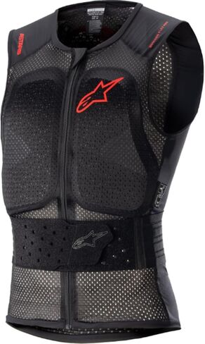 Alpinestars Nucleon Flex Pro Protection Vest, L, Transparent Smoke/Red/Black in Saudi Arabia