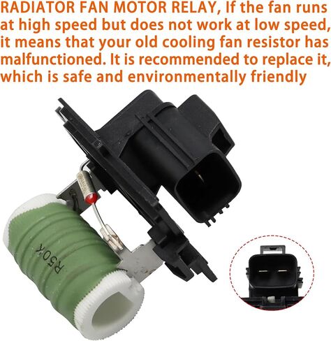 68054677AA Engine Cooling Radiator Fan Resistor Right for Dodge Grand Caravan 2008-2020, Journey 2009-2020, for Chrysler Town & Country 2008-2016. Replaces# 921-300, 68054677AA in Saudi Arabia