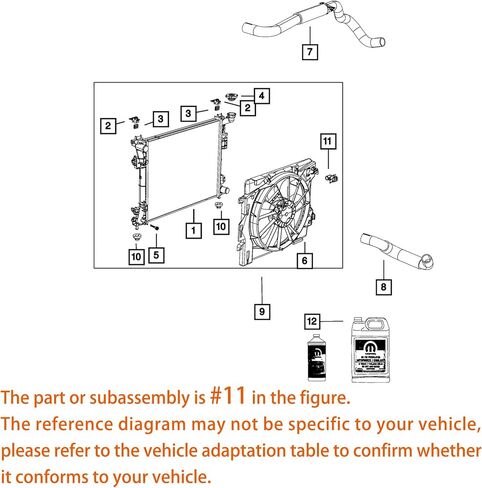 68054677AA Engine Cooling Radiator Fan Resistor Right for Dodge Grand Caravan 2008-2020, Journey 2009-2020, for Chrysler Town & Country 2008-2016. Replaces# 921-300, 68054677AA in Saudi Arabia