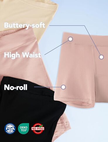 TIICHOO Incontinence Underwear for Women Washable Leak Proof Boxers Bladder Protective Boyshorts 5 Pack in Saudi Arabia
