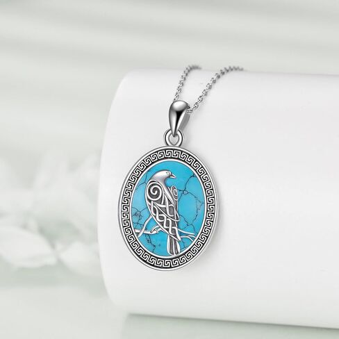 AXOMY Phoenix Necklace for Women 925 Sterling Silver Black Onyx Phoenix Pendant Necklace Phoenix Jewelry Gifts for Her in Kuwait