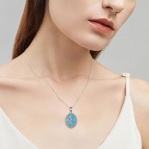 AXOMY Phoenix Necklace for Women 925 Sterling Silver Black Onyx Phoenix Pendant Necklace Phoenix Jewelry Gifts for Her in Kuwait