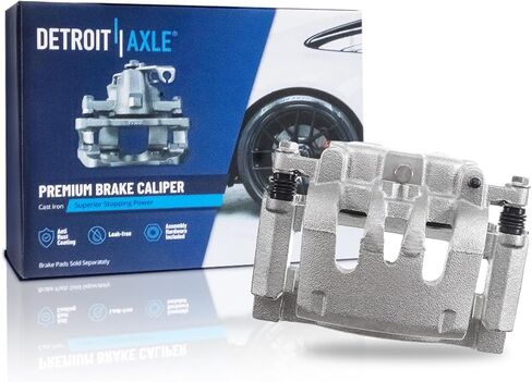 Detroit Axle - Rear Right Brake Caliper for Ford 2008-2012 F-250 F-350 Super Duty, Passenger Side Brake Caliper with Bracket 2009 2010 2011 Replacement in Saudi Arabia