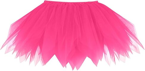 تنورة تول توتو تمزيقها للنساء المراهقات ذات الطبقات القصيرة الباليه الباطن المرن الخصر الهالوين زي الثمانينات. in Kuwait