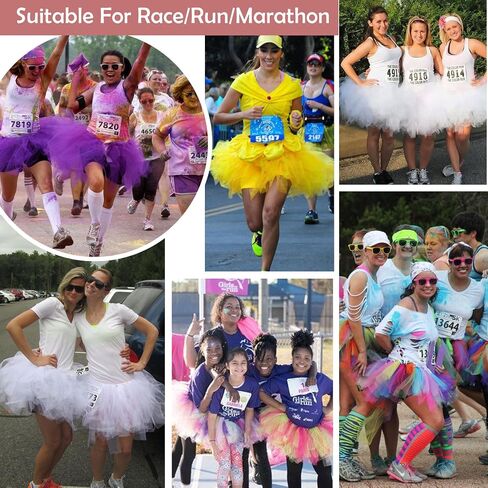 Zando Tutu for Women Adults 50s Vintage Ballet Bubble Skirt Halloween Costume Cosplay Puffy Tulle Petticoat Skirt Party in Saudi Arabia