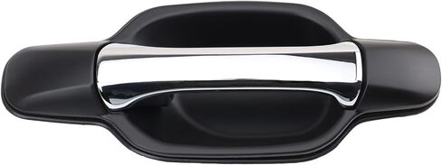 TRQ Side Side Side Door Door Handle Black & Chrome متوافق مع 2004-2012 Chevrolet Colorado GMC Canyon 2006 ISUZU I-280 2007-2008 I-290 I-350 I-370 in Saudi Arabia