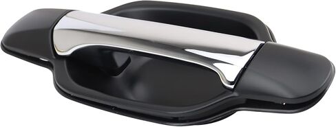 TRQ Side Side Side Door Door Handle Black & Chrome متوافق مع 2004-2012 Chevrolet Colorado GMC Canyon 2006 ISUZU I-280 2007-2008 I-290 I-350 I-370 in Saudi Arabia
