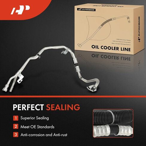 A-Premium Oil Cooler Line Fit for Ford Edge 2012-2014 Fluid Cooler Line in Saudi Arabia