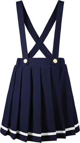 Lolanta Girls Plateed Skirt Kids Skirdender Uniform Skort Skort Skort Comple in Kuwait