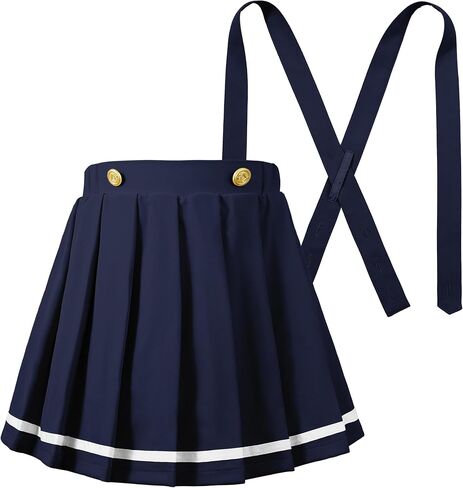 Lolanta Girls Plateed Skirt Kids Skirdender Uniform Skort Skort Skort Comple in Kuwait