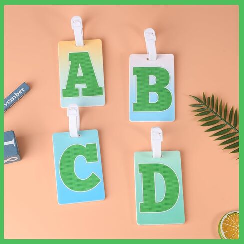 GTOTd Retro Cassette Kids Funny Luggage Tags（4 Pack） Cute Cruise Essentials Supplies Gifts Merch for Baggage Tags Air Travel Suitcases Identifiers Labels Name ID Tag for Women Men Teens in Saudi Arabia
