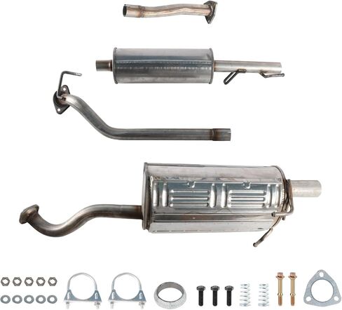 كاتم الصوت الخلفي الفولاذ المقاوم للصدأ المباشر المتوافق مع Smart Fortwo 2008-2015 1.0L ، جزء استبدال السيارات in Kuwait