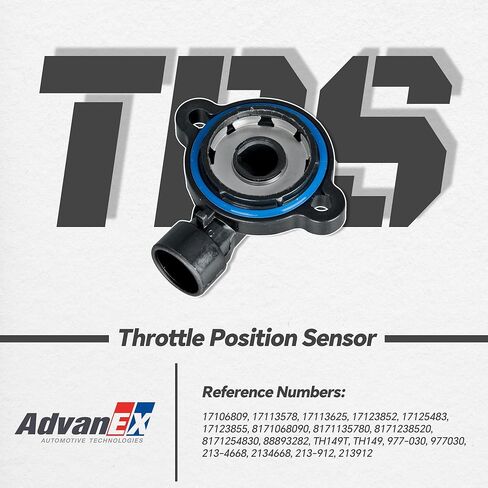 17123852 Throttle Position Sensor, TPS Accelerator Pedal Fuel Idle Control Valve Sensor Compatible with Chevy Cadillac GMC Buick Oldsmobile Isuzu Saturn Pontiac Replace 17123855 17113625 in Kuwait