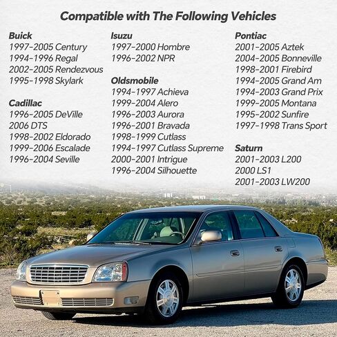 17123852 Throttle Position Sensor, TPS Accelerator Pedal Fuel Idle Control Valve Sensor Compatible with Chevy Cadillac GMC Buick Oldsmobile Isuzu Saturn Pontiac Replace 17123855 17113625 in Kuwait