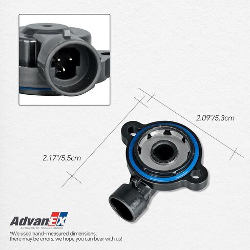 17123852 Throttle Position Sensor, TPS Accelerator Pedal Fuel Idle Control Valve Sensor Compatible with Chevy Cadillac GMC Buick Oldsmobile Isuzu Saturn Pontiac Replace 17123855 17113625 in Kuwait
