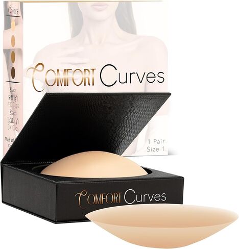 Nipple Covers for Women - Reusable Silicone Nipple Covers, Invisible Adhesive Pasties, Sticky Bra Inserts with Travel Case in Saudi Arabia