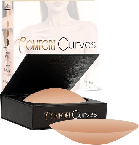 Nipple Covers for Women - Reusable Silicone Nipple Covers, Invisible Adhesive Pasties, Sticky Bra Inserts with Travel Case in Saudi Arabia