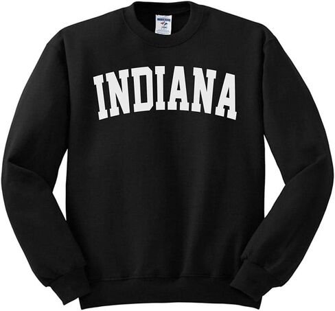Teesandtankyou Indiana College Style Sweatshirt للجنسين in Saudi Arabia