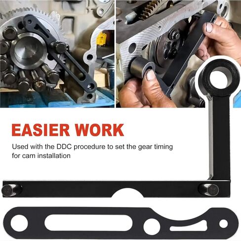 USTAR Fit for All Detroit Diesel DD13 DD15 Idler 3 Cantilever Tool and Crankshaft TDC Locating Tool Heavy Duty (2 PCS) J-47487 J-48630 in Saudi Arabia