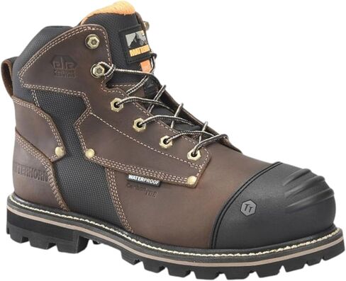 Matterhorn Men I-Beam 6 "Met Guard Carbon Composite Toe Boot Waterposit Boot ، جلد متين ، نعل مقاوم للانزلاق ، مصنّف إيه in Kuwait