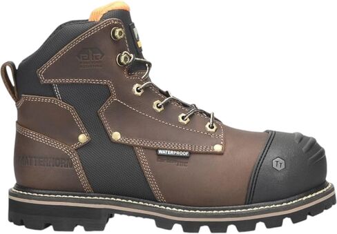 Matterhorn Men I-Beam 6 "Met Guard Carbon Composite Toe Boot Waterposit Boot ، جلد متين ، نعل مقاوم للانزلاق ، مصنّف إيه in Kuwait