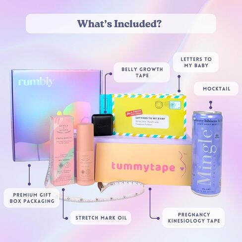 2nd Trimester Mom-to-Be Essentials Box - Gift for Expecting Moms - Care Package with Essential New Mommy Items & Pregnancy Must-Haves - Perfect for Celebrating Motherhood & Welcoming New Life in Saudi Arabia
