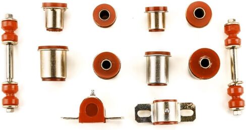 Red Poly Front Suspension Bushing Set for Pontiac for Firebird 1974-1979 Trans (Polyurethane,Steel) 901-25946 in Kuwait