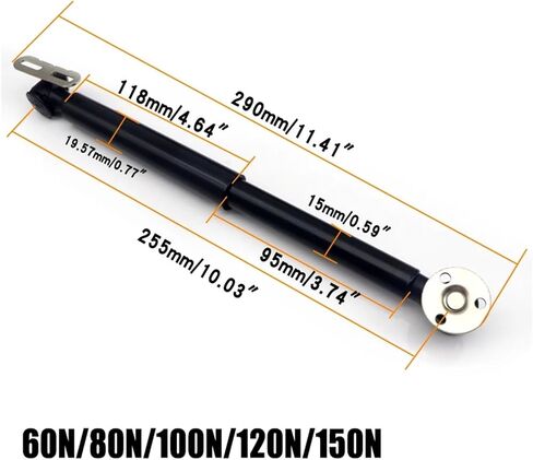 2Pcs 60N/80N/100N/120N/150N Hydraulic Spring Stay Strut Furniture Door Panels Opening Lift Up Pneumatic Support Rod(60N) in Saudi Arabia
