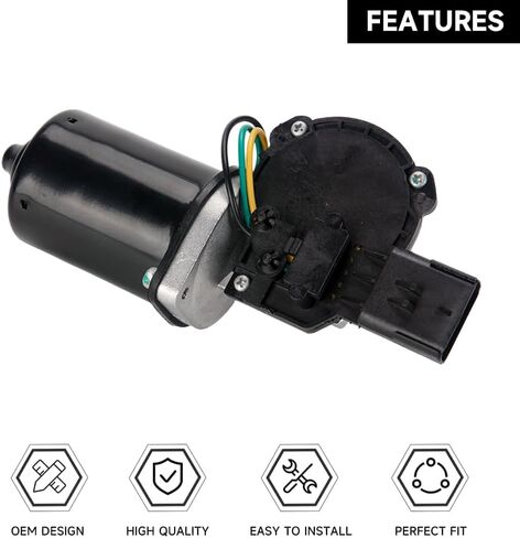5 Pin Front Windshield Wiper Motor Compatible with Jeep Wrangler 2007-2016, Wrangler JK 2018, Sport Utility - Direct Fit Installation 55077859AC/68002388AA in Saudi Arabia