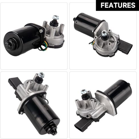 5 Pin Front Windshield Wiper Motor Compatible with Jeep Wrangler 2007-2016, Wrangler JK 2018, Sport Utility - Direct Fit Installation 55077859AC/68002388AA in Saudi Arabia