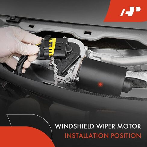 A-Premium Front Windshield Wiper Motor Compatible with BMW E70 Series X5 2007-2013, E71 Series X6 2008-2015, Sport Utility, 4-Pin, Replace# 61617200510 in Saudi Arabia