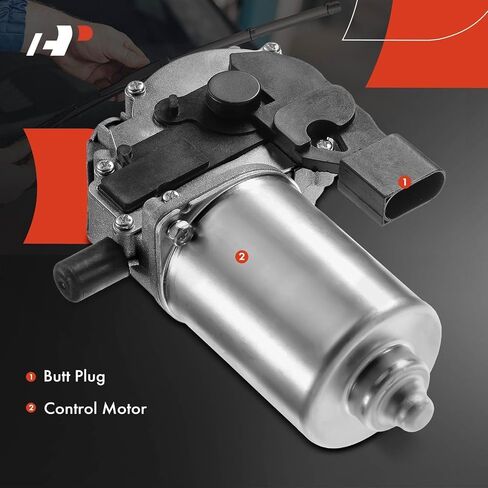 A-Premium Front Windshield Wiper Motor Compatible with BMW E70 Series X5 2007-2013, E71 Series X6 2008-2015, Sport Utility, 4-Pin, Replace# 61617200510 in Saudi Arabia
