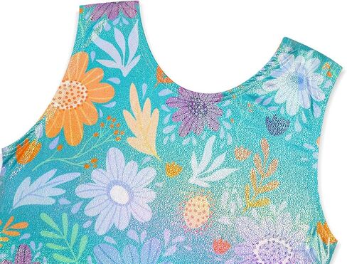 Gymnastics Leotards for Girls Shiny Toddler Biketard Unitard Dinosaur Shiny Rainbow Unicorn One Piece Tumbling Outfits in Saudi Arabia