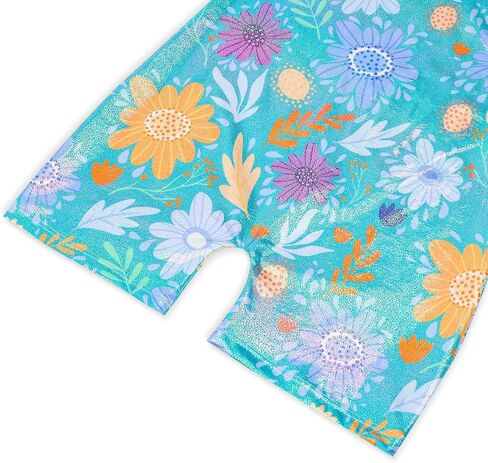Gymnastics Leotards for Girls Shiny Toddler Biketard Unitard Dinosaur Shiny Rainbow Unicorn One Piece Tumbling Outfits in Saudi Arabia