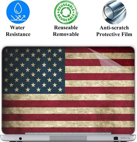 Meffort Inc 11.6 12 Inch Laptop Skin Sticker Cover Art Decal Decorative Stickers (Included 2 Wrist Pads) - Cute Porcupine Design in Kuwait