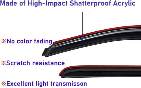 Lightronic WV192099 in-Channel Rain Guards, Dark Smoke, 2-Pieces Set, Fits 1988-1999 Chevrolet/GMC C/K1500/2500/3500 Regular Cab, 1995-1999 Chevrolet Tahoe, 1992-1999 GMC Yukon, 1992-1994 Blazer in Saudi Arabia