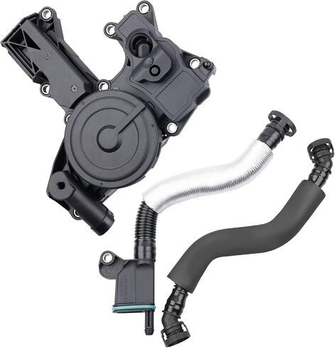 PCV Valve Engine Crankcase Vent Oil Separator Breather Hose Kit fit for Audi A3 A4 A5 Q5 TT VW Beetle CC Jetta Passat Tiguan 1.8 2.0TSI Replace 06H103495AB, 06H103495AH, 06H103495B in Saudi Arabia