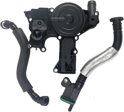 PCV Valve Engine Crankcase Vent Oil Separator Breather Hose Kit fit for Audi A3 A4 A5 Q5 TT VW Beetle CC Jetta Passat Tiguan 1.8 2.0TSI Replace 06H103495AB, 06H103495AH, 06H103495B in Saudi Arabia