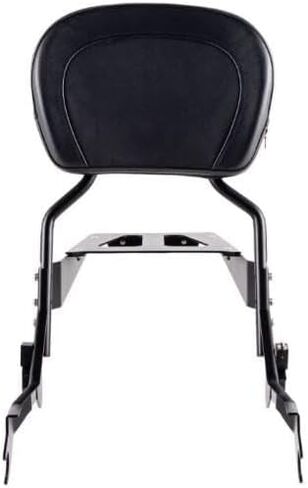 مسند Sissy Bar Passenger Budge لـ Harley Davidson Touring Road King Street Road Glide Glide Electra Glide (Gloss Black-One-Biece ، Touring 2009-2023) in Kuwait