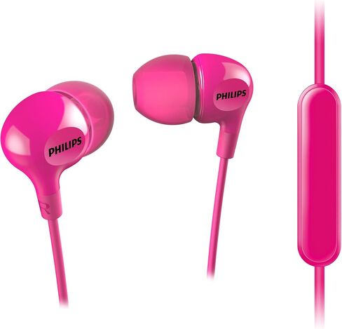 PHILIPS Big Bass in Ear Headphones with Mic - Black (SHE3555BK/27) in Saudi Arabia