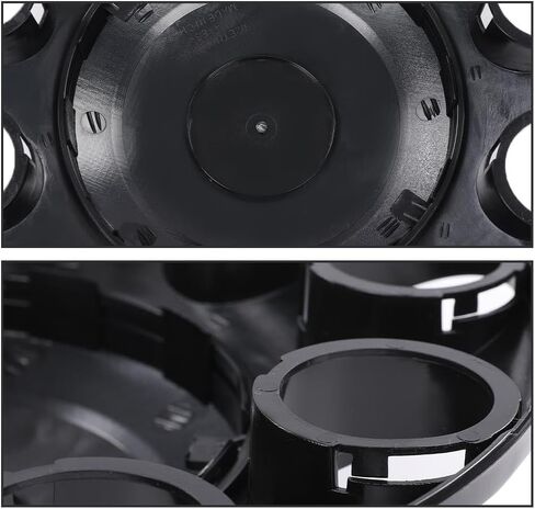 G-plus pair glossy black wheel covers محور محور نصف متوافق مع معظم 10 ثقوب 20 "و 22.5" و 24.5 "عجلات شبه مشتتة مع عجلات دائرة البراغي 11.25" ، أغطية صامدة بلاستيكية ABS 33 مم in Saudi Arabia