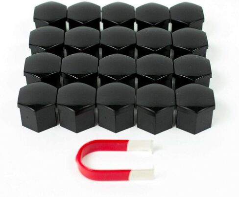 لشاحن دودج وأغطية الجوز لعجلة Hellcat/أغطية الجوز العروة - أسود لامع in Kuwait