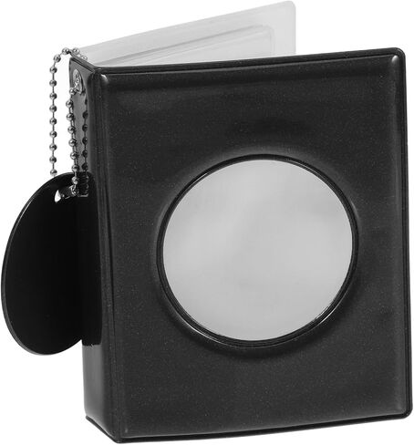 Photocard Binder 3 Inches Mini Photo Album Round Hollowout Card حامل 32 ألبوم تخزين صور جيوب in Saudi Arabia