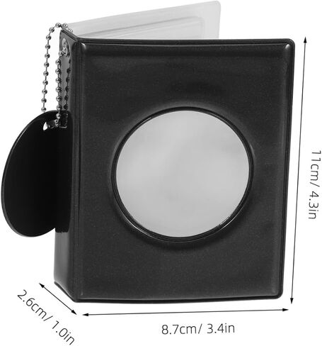 Photocard Binder 3 Inches Mini Photo Album Round Hollowout Card حامل 32 ألبوم تخزين صور جيوب in Saudi Arabia