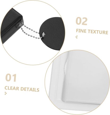 Photocard Binder 3 Inches Mini Photo Album Round Hollowout Card حامل 32 ألبوم تخزين صور جيوب in Saudi Arabia