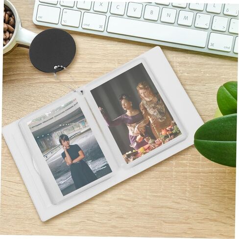 Photocard Binder 3 Inches Mini Photo Album Round Hollowout Card حامل 32 ألبوم تخزين صور جيوب in Saudi Arabia