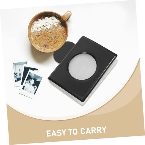Photocard Binder 3 Inches Mini Photo Album Round Hollowout Card حامل 32 ألبوم تخزين صور جيوب in Saudi Arabia